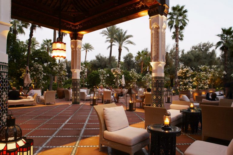 Visiter le Jardin Secret de Marrakech en sidecar