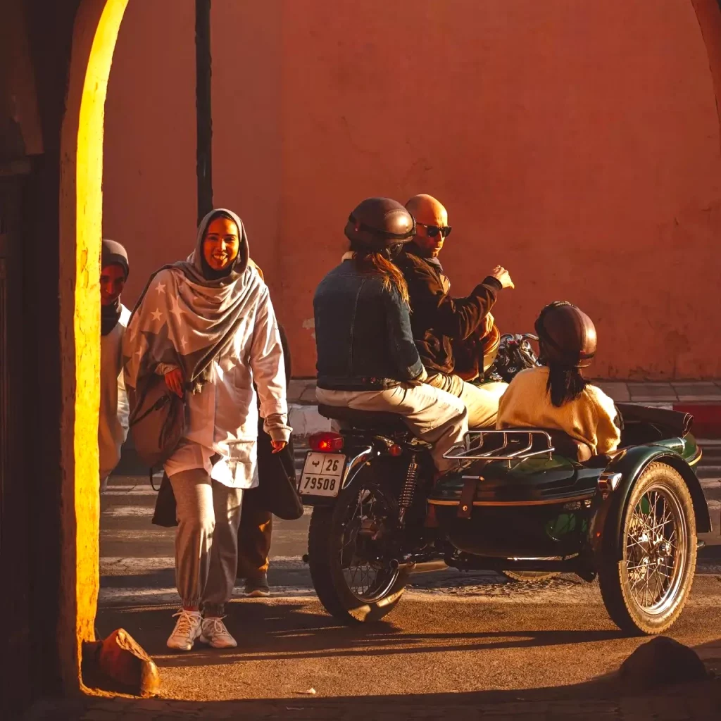 Side car à Marrakech