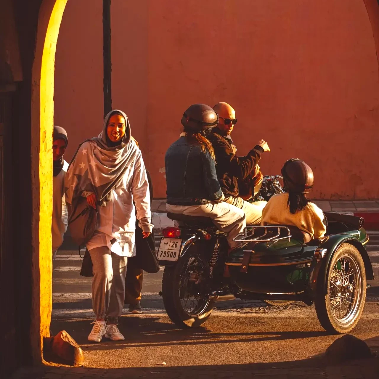 Side car à Marrakech